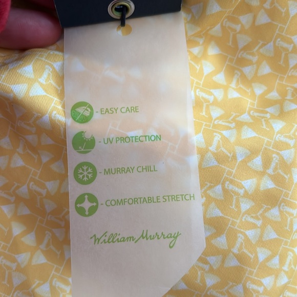 NWT William Murray Yellow “Martinis & Mowers” Under Shorts with side pocket. XXL - Picture 5 of 5